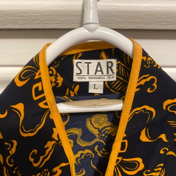 Men's SILK Shirt Vintage Coat Hanbok Top Traditional Chinese Clothing Tang Suit - Picture 4 of 4